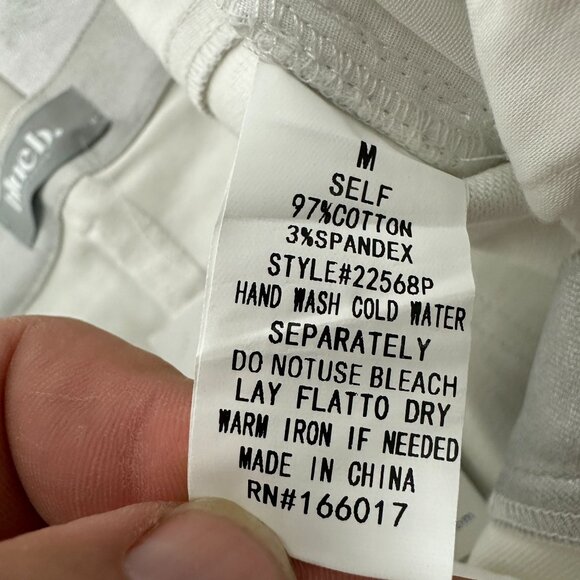 Blue B. Collection Womens Silver Metallic Pants Size Medium - Picture 5 of 7